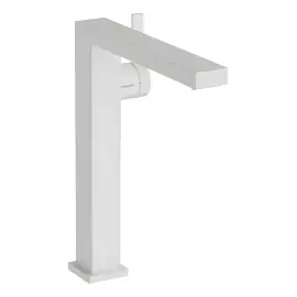 Змішувач для раковини Tecturis E Hansgrohe 73072700 White Matt — вид на білому тлі