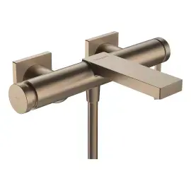 Змішувач для ванни Tecturis E Hansgrohe 73420140 Brushed Bronze — вид на білому тлі