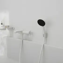 Змішувач для ванни Tecturis E Hansgrohe 73420700 White Matt — вид спереду
