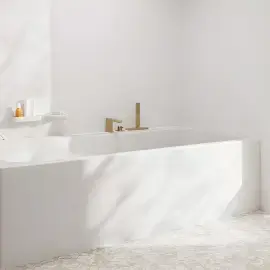 Змішувач для ванни Tecturis E Hansgrohe 73443140 Brushed Bronze — вид спереду