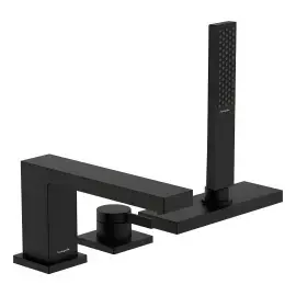 Змішувач для ванни Tecturis E Hansgrohe 73443670 Matt Black — вид на білому тлі