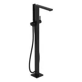 Змішувач для ванни Tecturis E Hansgrohe 73445670 Matt Black — вид на білому тлі