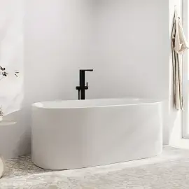 Змішувач для ванни Tecturis E Hansgrohe 73445670 Matt Black — вид спереду