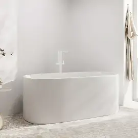 Змішувач для ванни Tecturis E Hansgrohe 73445700 White Matt — вид спереду