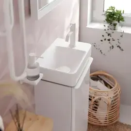 Змішувач для раковини Tecturis S Hansgrohe 73301700 White Matt — вид спереду