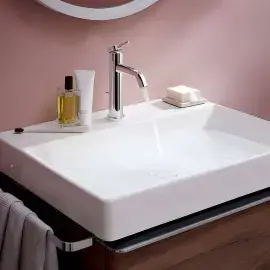 Змішувач для раковини Tecturis S Hansgrohe 73310000 Chrome — вид спереду