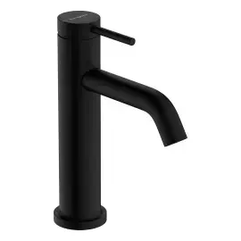 Змішувач для раковини Tecturis S Hansgrohe 73311670 Matt Black — вид на білому тлі