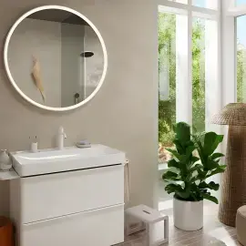 Змішувач для раковини Tecturis S Hansgrohe 73317700 White Matt — бічний ракурс