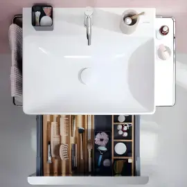Змішувач для раковини Tecturis S Hansgrohe 73318000 Chrome — ракурс 3/4