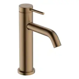 Змішувач для раковини Tecturis S Hansgrohe 73318140 Brushed Bronze — вид на білому тлі