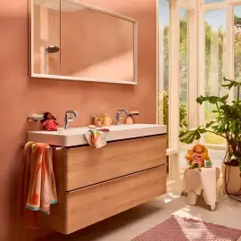 Змішувач для раковини Tecturis S Hansgrohe 73320000 Chrome — ракурс 3/4