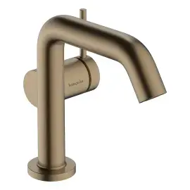 Смеситель для раковины Tecturis S Hansgrohe 73323140 — вид на белом фоне