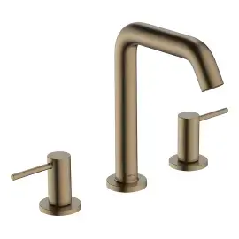 Змішувач для раковини Tecturis S Hansgrohe 73330140 Brushed Bronze — вид на білому тлі