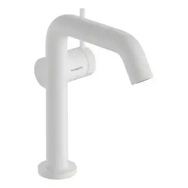 Змішувач для раковини Tecturis S Hansgrohe 73340700 White Matt — вид на білому тлі