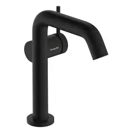Змішувач для раковини Tecturis S Hansgrohe 73342670 Matt Black — вид на білому тлі