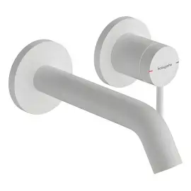 Змішувач для раковини Tecturis S Hansgrohe 73350700 White Matt — вид на білому тлі