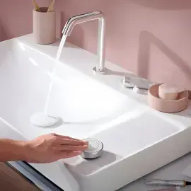 Змішувач для раковини Tecturis S Hansgrohe 73353000 Chrome — бічний ракурс