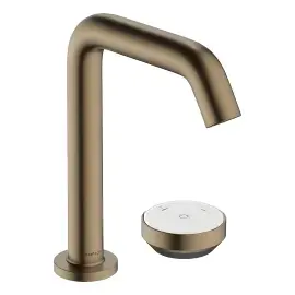 Змішувач для раковини Tecturis S Hansgrohe 73353140 Brushed Bronze — вид на білому тлі