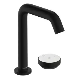 Змішувач для раковини Tecturis S Hansgrohe 73353670 Matt Black — вид на білому тлі
