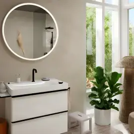 Змішувач для раковини Tecturis S Hansgrohe 73353670 Matt Black — вид спереду