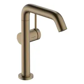 Змішувач для раковини Tecturis S Hansgrohe 73360140 Brushed Bronze — вид на білому тлі