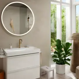 Змішувач для раковини Tecturis S Hansgrohe 73364140 Brushed Bronze — вид спереду