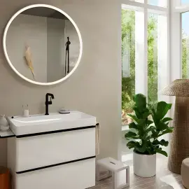 Змішувач для раковини Tecturis S Hansgrohe 73364670 Matt Black — вид спереду