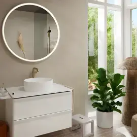 Змішувач для раковини Tecturis S Hansgrohe 73370140 Brushed Bronze — вид спереду