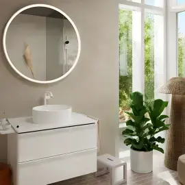 Змішувач для раковини Tecturis S Hansgrohe 73370700 White Matt — вид спереду