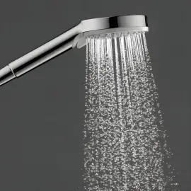Душова система з термостатом Vernis Blend Hansgrohe 26079000 — бічний ракурс