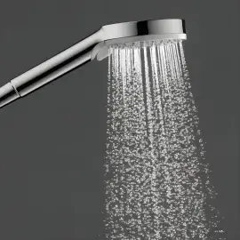 Душова система з термостатом Vernis Blend Hansgrohe 26089000 Chrome — вид всередину