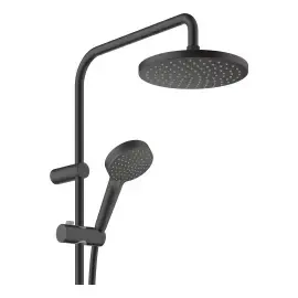 Душова система Vernis Blend Hansgrohe 26099670 Matt Black — вид спереду
