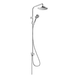Душова система Vernis Blend Hansgrohe 26272000 Chrome — вид на білому тлі