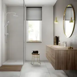 Душова система Vernis Blend Hansgrohe 26272000 Chrome — бічний ракурс