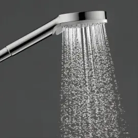 Душова система Vernis Blend Hansgrohe 26272000 Chrome — вид ззаду