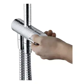 Душова система Vernis Blend Hansgrohe 26272000 Chrome — в інтерʼєрі ванної кімнати