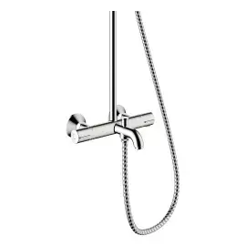 Душова система з термостатом Vernis Blend Hansgrohe 26274000 — у встановленому вигляді