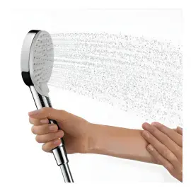 Душова система з термостатом Vernis Blend Hansgrohe 26274000 — вид ззаду