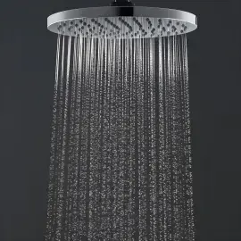 Душова система з термостатом Vernis Blend Hansgrohe 26276000 Chrome — вид всередину