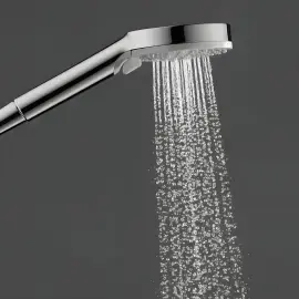Душова система з термостатом Vernis Blend Hansgrohe 26276000 Chrome — деталь крупним планом