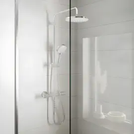 Душова система з термостатом Vernis Blend Hansgrohe 26318000 — вид спереду
