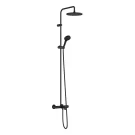 Душова система з термостатом Vernis Blend Hansgrohe 26899670 — вид на білому тлі