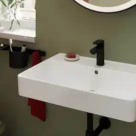 Змішувач для раковини Vernis Blend Hansgrohe 71589670 Matt Black — вид спереду