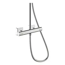 Душевая система с термостатом Vernis Shape Hansgrohe 26097000 — деталь крупным планом