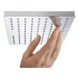 Верхній душ 1jet Vernis Shape Hansgrohe 26281000 Chrome — вид спереду