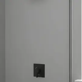 Верхній душ 1jet Vernis Shape Hansgrohe 26283670 Matt Black — вид спереду