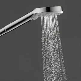 Душевая система с термостатом Vernis Shape Hansgrohe 26286000 — вид сзади