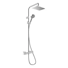 Душова система з термостатом Vernis Shape Hansgrohe 26319000 — вид на білому тлі