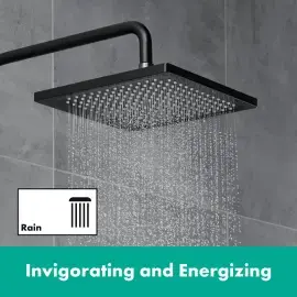 Душова система з термостатом Vernis Shape Hansgrohe 26429670 — бічний ракурс