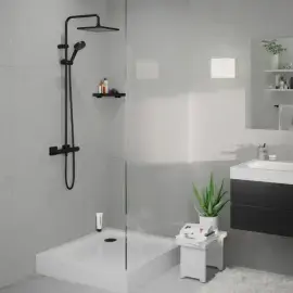 Душова система з термостатом Vernis Shape Hansgrohe 26429670 — вид згори